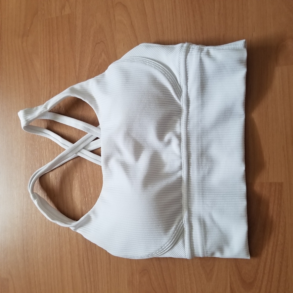 Strappy sports bra